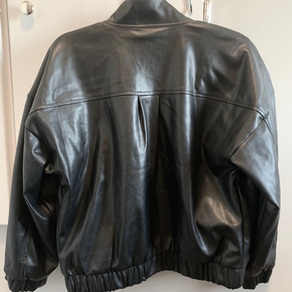 Faux Leather Jacket size xs - Picture 2 of 2